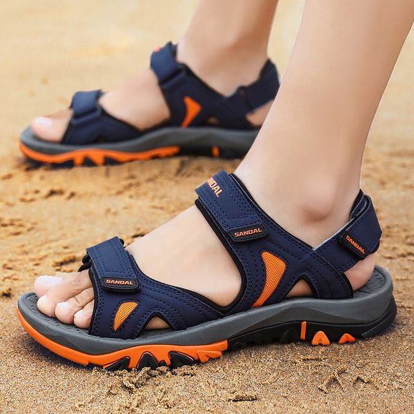 Uomini traspiranti da uomo estate scarpe da passeggio all'aperto gladiatore leggero sandali da spiaggia maschio per uomo calzature per acqua 2 47