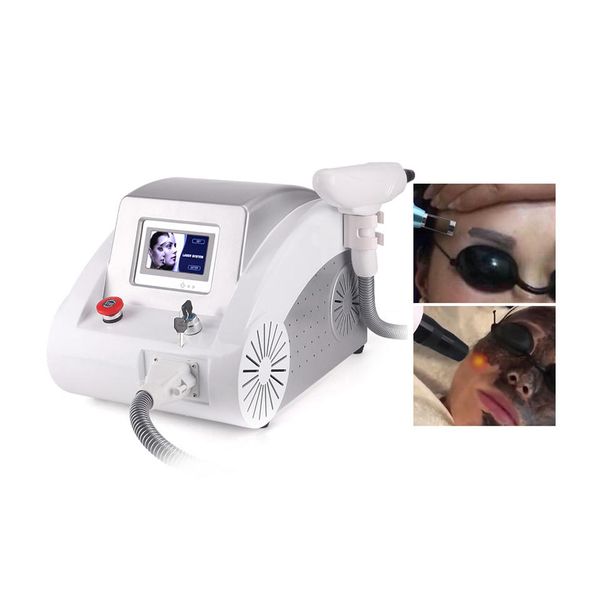 Großhandel schwarze Puppe Q-Switched Nd Yag Laser Tattooentfernungsmaschine tragbar