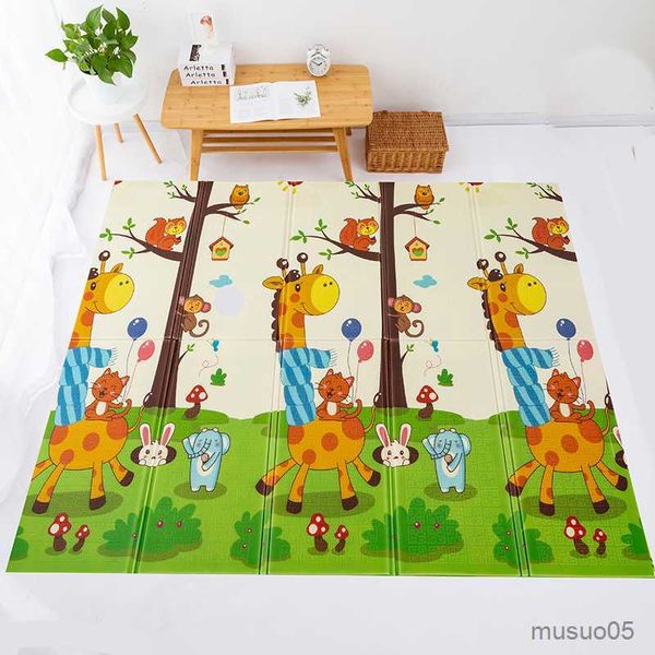 Brincar tapetes de tapete dobrável Baby Play Mat Playmats Playmats Brinquedos de quebra