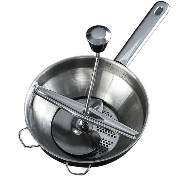 Фруктовые овощные инструменты из нержавеющей стали картофель Ricer Professional Potato Masher Manual соковыжималка Squeezer Press Food Ricer Многофункциональные кухонные инструменты 230511