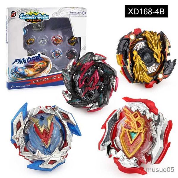 Beyblades Metal Toupie Burst Spinning Top XD168-4B estilo com lançador de lançadores Arena Metal Fight Battle