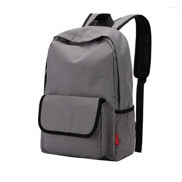 Rucksack Männer Männlich Leinwand Grau Casual Rucksäcke 15 Zoll Laptop Rucksäcke College Student Schultasche Frauen Mochila