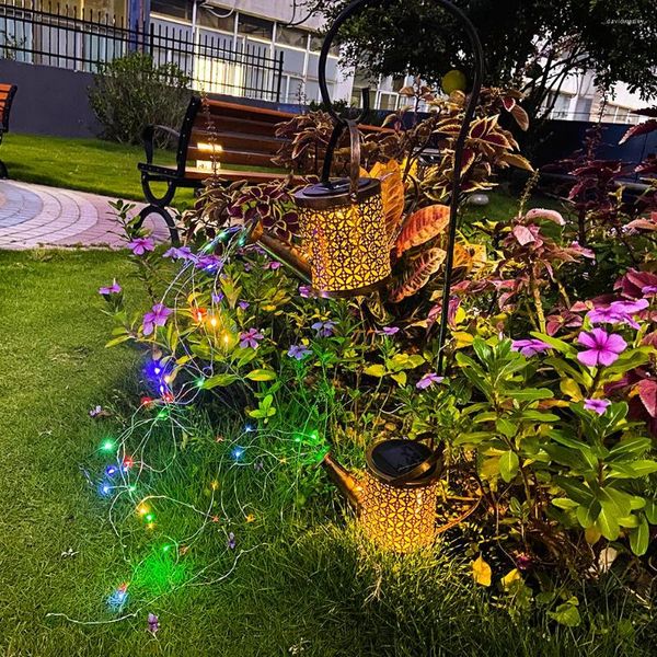 A rega solar LED pode iluminar o ar ao ar livre de garden de jardim de jardim de férias de férias de férias