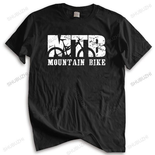 Herren Polos Baumwolle T-shirt Männer Rundhals Tops männer t shirt Mountain Biker Vintage MTB machen T-shirt Unisex Teeshirt Euro größe 230511