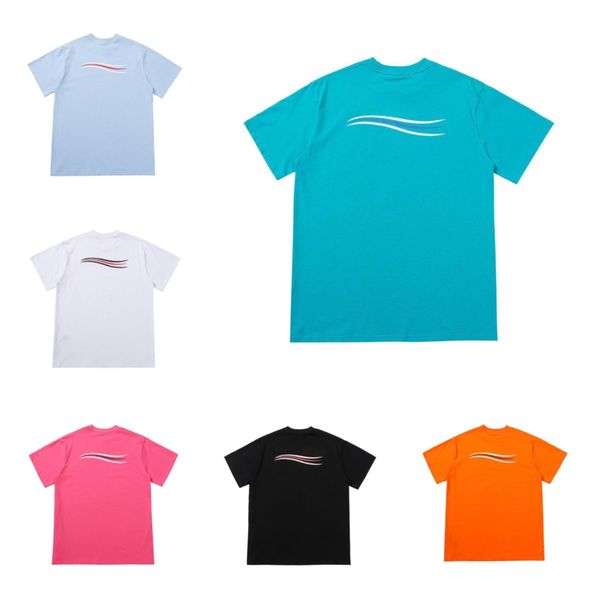 2023 Klasik Şeker Modaya Modeli Meyveli Macaron Dalgalı T-Shirt Yaz Gündelik Erkekler Kısa Kol Üst Sıcak Z2MO#