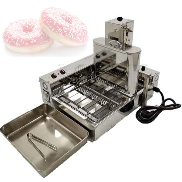 Ticari Tam Otomatik Donutlar Makinesi Tatlı Buğday Yüzük Makinesi110V 220V 2000W Paslanmaz Çörek Make Maker