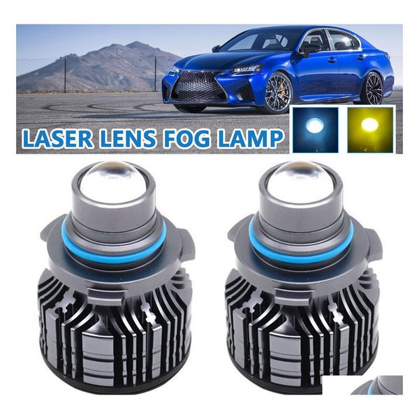 Anderes Beleuchtungssystem LED-Nebelscheinwerfer Polierscheinwerfer Linsenlampe Superheller Scheinwerfer Bb H7 H11 Winkelaugen BBS 6000K Drop Delive Dhucd