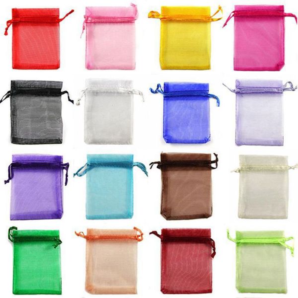 Organza Bag Jewelry Packaging Gift Candy Wedding Party Goodie Favors Bolsas Bolsas de Sweets Presente bolsas 10x15cm