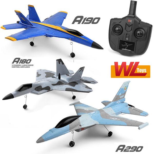 Elektro/RC Flugzeug Wltoys XK A290 A190 A180 RC Flugzeug Ferngesteuertes Modellflugzeug 3CH 3D/6G Flugzeug EPP Drohne Spannweite Spielzeug für Kinder 230512