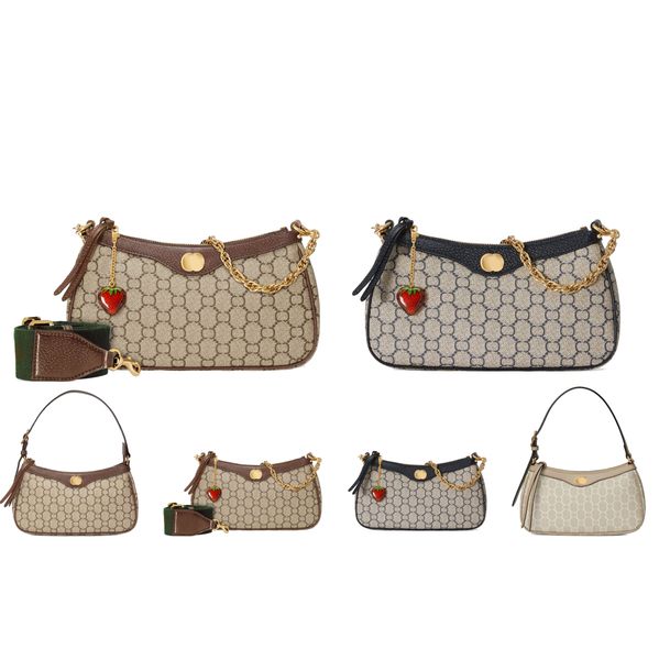 Borsa ascellare in vera pelle ophidia moda Doppia G Crossbody Borsa da donna in tela Borsa da uomo all'ingrosso Catene di lusso tote side piccola pochette Borse a tracolla