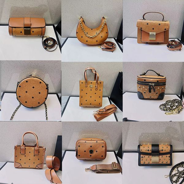 coulisse in vera pelle la tote bag designer MC Luxury Bucket frizione sella mezza luna borsa fotografica rotonda donna uomo borsa a tracolla spiaggia nera borse a tracolla