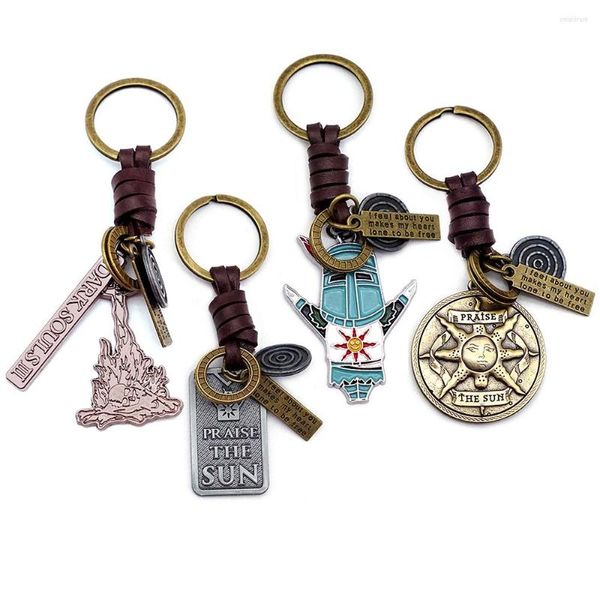 Keychains Game Dark Souls Chavedia Chaves Cavalia Chave de Chave Men do Chave de Chave de Acessórios do Car