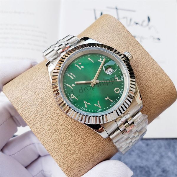 Mode männer Römische Ziffer Armbanduhr Klapp Mechanische Uhren 41mm bewegung Stil Sport uhr Luxus herren uhr