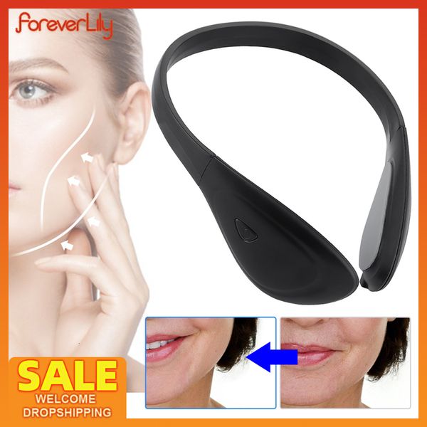 Home Beauty Instrument Wireless V Face Lifting Massager Sonic Vibrating Skin Tightening Fat Anti Wrinkle Reduce Double Chin Machine 230511