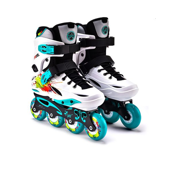 Встроенные роликовые коньки для взрослых обувь для катания на коньках кроссовки на открытом воздухе профессиональные грузовики PU Wheels Street Free Style 230512