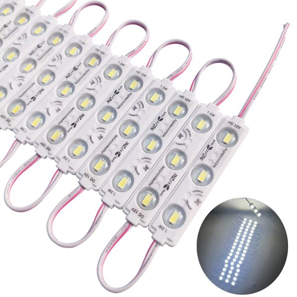 Vitrin ışıkları beyaz SMD5730 pencere LED Işık 3 LED modül ışığı, su geçirmez iş dekoratif ışık, yapışkanlı mağaza kapalı açık diy Crestech168