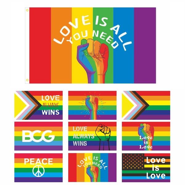 90x150cm Homosexuelle Philadelphia Philly LGBT Gay Pride Regenbogenflagge, individuelle Heimdekoration, schwulenfreundliche LGBT-Flaggenbanner