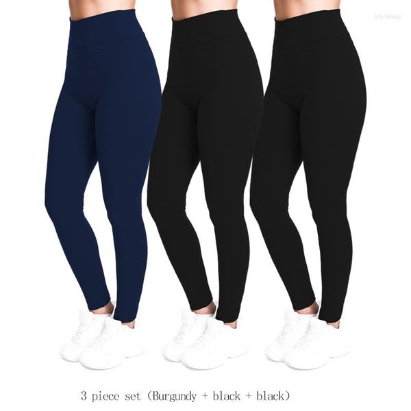 Leggings femininas Zohra Sports Feminina Plus Size Gym Running Yoga Calça de joelho Kless High Elastic Spandex Hip Lift