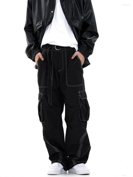 Pantaloni da uomo 2023 Uomo Donna Abbigliamento Yamamoto Style Walk Show Tuta Fried Street Pantaloni Lovers Plus Size Costume 27-46