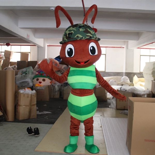 trajes de figurões de formigas de halloween cartoon mascote de vestuário de vestuário de vestuário carnaval em tamanho adulto Promocional Publision Roupos