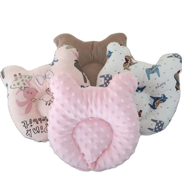 Oreillers né bébé ours en coton en forme d'ours excentrique correction de la tête façonnage enfants literie produits de lit 230512