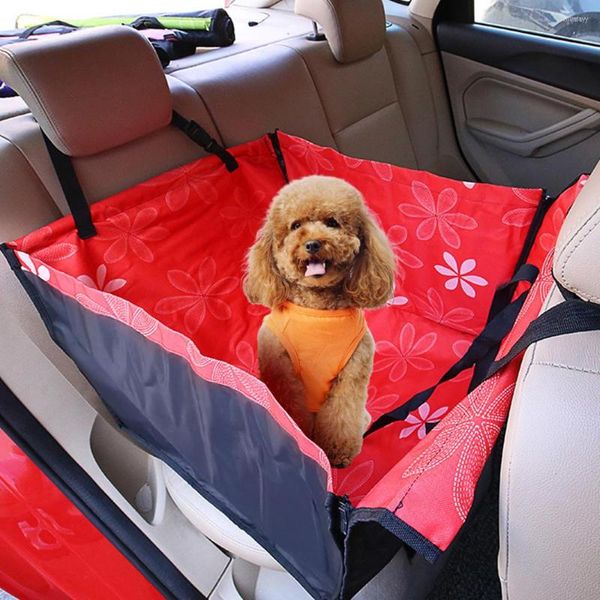 Coprisedili per auto per cani Coprisedili per amaca posteriore Protezione per materassino Coperta Cuscino per cani Gatti Borsa da viaggio per cuccioli