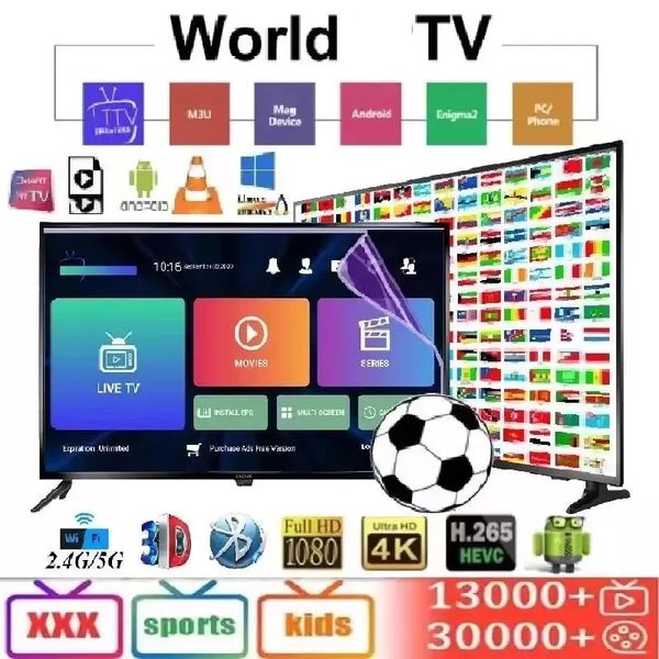 M3U Smart -TV -Teile xxx Europa World TV Stable Server 25000 Live VOD Sports Android Smarters Pro Mag Frankreich Schweden US Arabic Canada UK