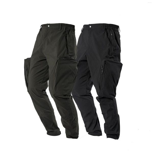 Herrenhose Cargo, breite Seitentaschen, versteckte Tasche, YKK-Reißverschlüsse, Schülerreisen, Techwear, futuristische Streetwear-Ästhetik