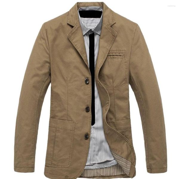 Männer Jacken 2023 Korea Stil Herren Blazer Anzug Jacke Baumwolle Casual Business Trenchcoat Freizeit Mantel Männliche Kleidung