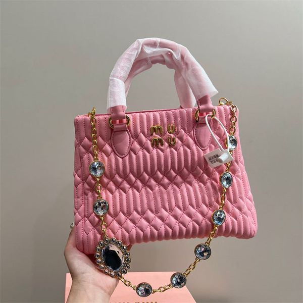 Lady Bag Женщины дизайнерские мешки с плечами Crystal Totes Mu Diamond Chasin