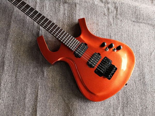 Clear Cherry Kırmızı Elektrikli Gitar Çift Gülüş Trill Fabrika Özelleştirilmiş Sıcak Satış