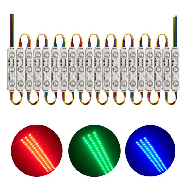 Storefront LED-Leuchten Business-LED-Modul für Schilder Fensterbeleuchtung RGB 3 LED 5050 Mehrfarben-LED-Streifenlicht Ladenwerbeschilder für Innen- und Außenbereich Decorusastar