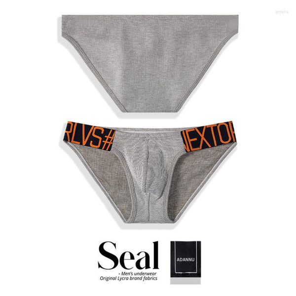 Mutande Slip da uomo in cotone Bikini Sexy Mutandine gay Biancheria intima da uomo Comoda custodia per pene Slip Hombre Cuecas