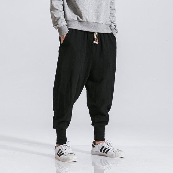 Männer Hosen Prowow Streetwear Männer Harem Hosen Koreanischen Stil Casual Baumwolle Leinen Hosen Mann Jogger Hosen Frühling Baggy Hosen 230512