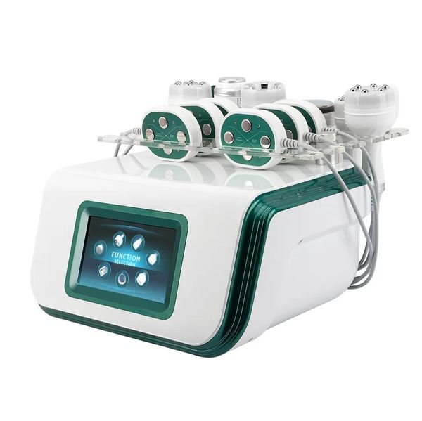 8 em 1 Máquina de cavitação lipo ultrassônica 80kHz Ultrassom a laser Cavi Slimming Body Contorining Spa Salon Equipment