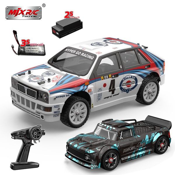 Aircraft Modle MJX Hyper Go 14301 14302 Brushless Rc Car 2 4G 1/14 Pickup telecomando 4WD Fuoristrada ad alta velocità Boy Toy 230511