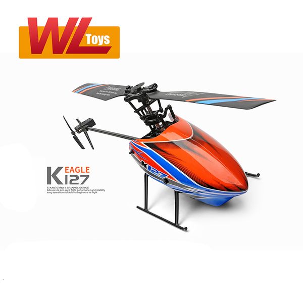 Aeronaves elétricas/RC Wltoys K127 RC Plane Drone Câmera 4K com GPS Helicóptero Remoto Helicóptero Infantil Toys Presente para meninos Quadrocopter Mini Kids 230512