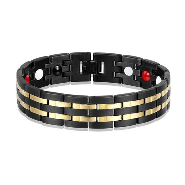 Link Armbänder Kette Titan Stahl Armband Koreanischen Stil Strahlung Schutz Magnetische Für Männer CX17