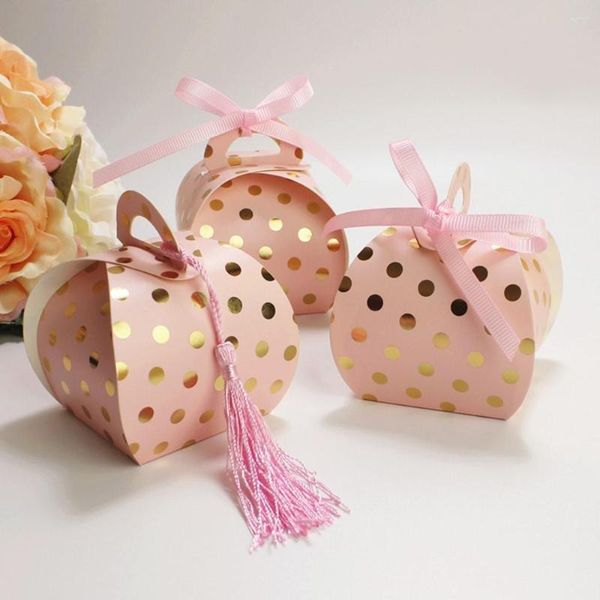 Confezione regalo 10pz Braccialetto Gioielli Anello Orecchino Collana Confezione regalo Mini Scatole Bowknot multicolori Custodie Confezione