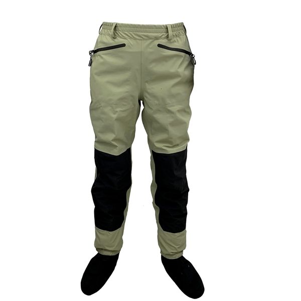 Andere Sportartikel 3 Schicht atmungsaktive wasserdichte Fliegenfischerei Taille Waders Stockingfoot High Pant Wader Langlebige Entenjagd Wating Hosen 230512