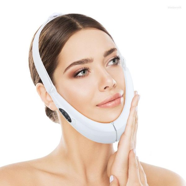 Nail Art Kits Face Lifting Gerät LED Pon Therapie Vibration Gesichtsmassagegerät Doppelkinnentfernung V Line Lift Gürtel Hautpflege