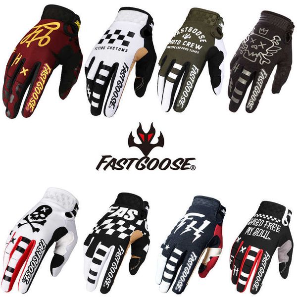 Спортивные перчатки Fastgoose Air DH MX GP BMX MTB Motorcycle Motocross Glos Off Road Racing Pro вниз по склону Спортивные велосипедные велосипедные велосипедные перчатки P230512