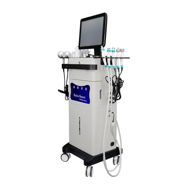 13 Macchina per microdermoabrasione di cristallo con manico Hydra Dermoabrasione Microdermoabrasione facciale Diamond Hydra Celan Oxygen Jet machine