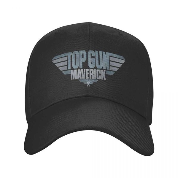 Snapbacks Classic Top Gun Maverick Baseball Cap Женщины Мужчины Регулируемая для взрослых папа шляпа на открытом воздухе шляпы Trucker Caps P230512