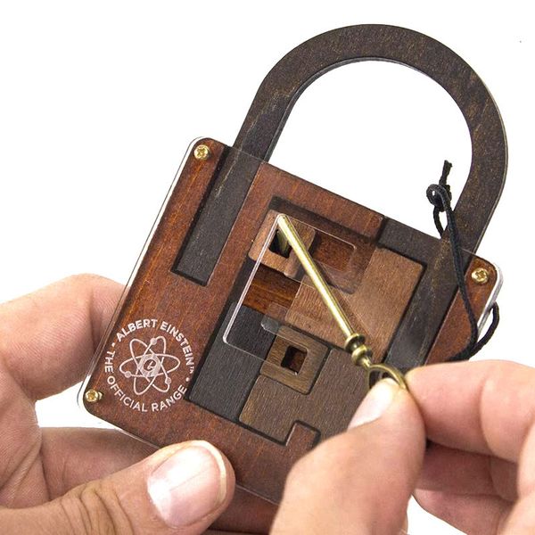 3D Puzzles de alta dificuldade Nível de Iq Einstein Lock Puzzle Bzzle