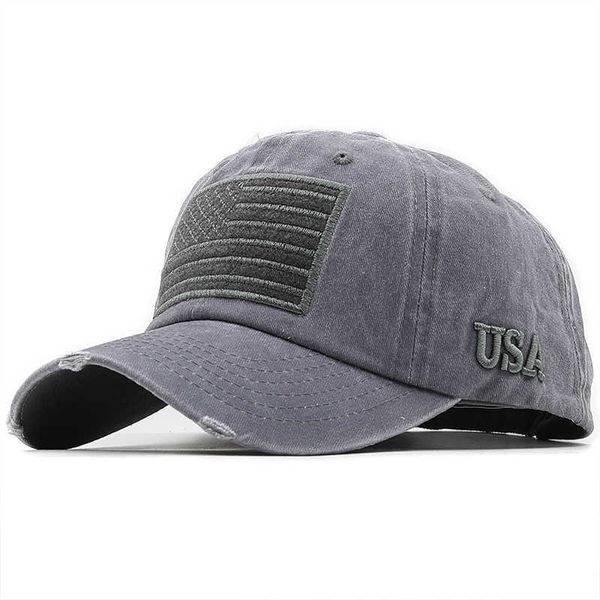 Snapbacks Baseball Cap Men Army Tactical Cotton Military Hat USA American Flag US UNISSISEX Hip Hop Hat Caps Chapéus P230515