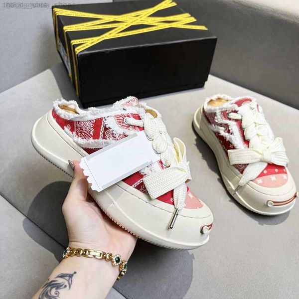 2023 OGCasual Canvas Schuhe Sneakers Loafer Slides Designer Smilerepublic Smile Republic Chunk Quasten Trainer Stars Loves Thick Rubber Bottom Women