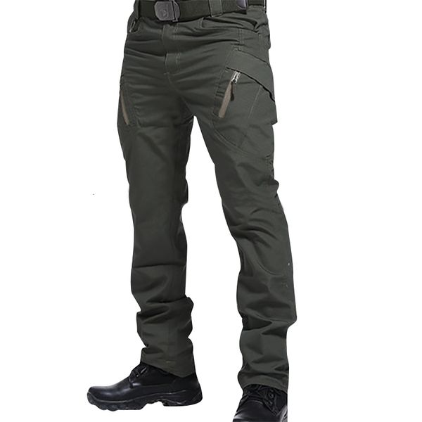 Pantaloni da uomo IX9 Uomini Militar Tactical Cargo Pantaloni da esterno Combat Swat Army Training Pantaloni militari Pantaloni sportivi per escursionismo Caccia 230511