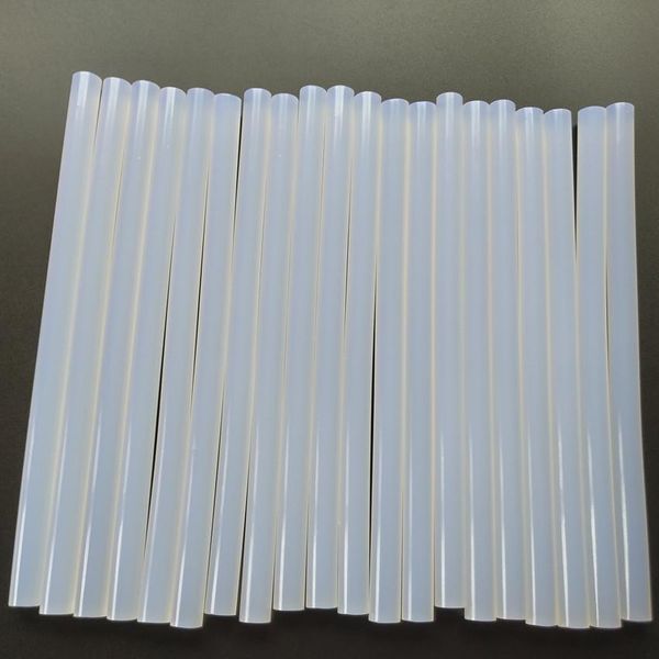 Çubuklar 25pcs Şeffaf Sıcak Erit Tutkalları 11*200mm Güçlü Visco Home DIY Araçları Elektrikli Tutuş Tabancası El Sanatları Albüm Onarım Araçları