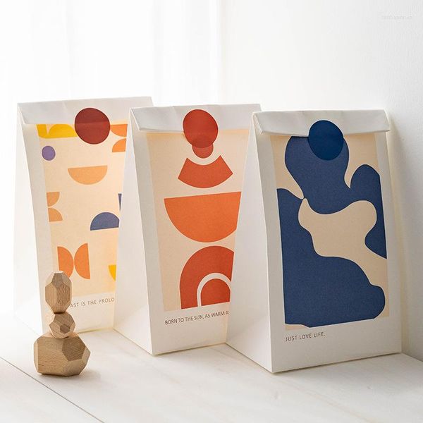 Embrulho de presente 6pcs/conjunto de sacolas criativas de bolsas de doces